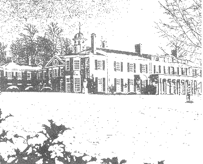 Drawing of Polesden Lacey
